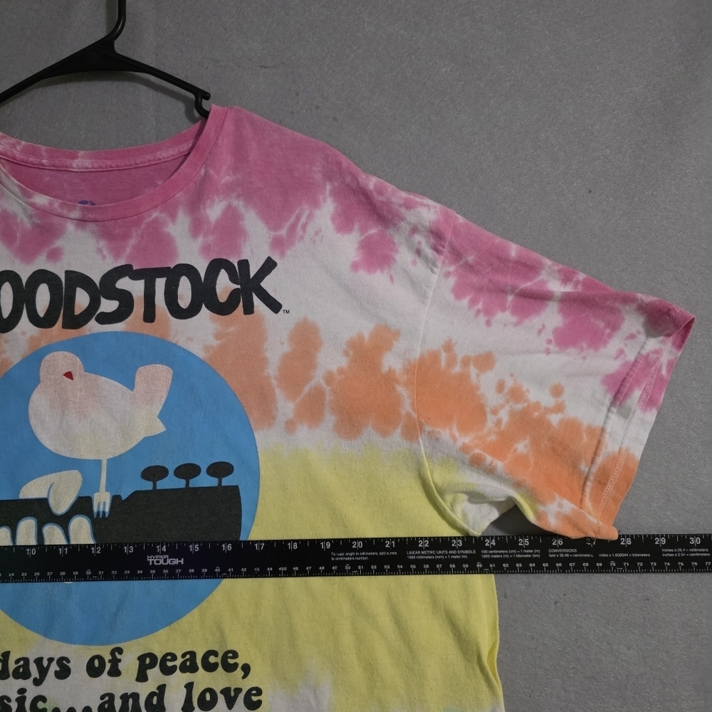 Liquid Blue Mens 3 Days Of Peace Woodstock Tie Dye Shirt Size XXL - Picture 3 of 11